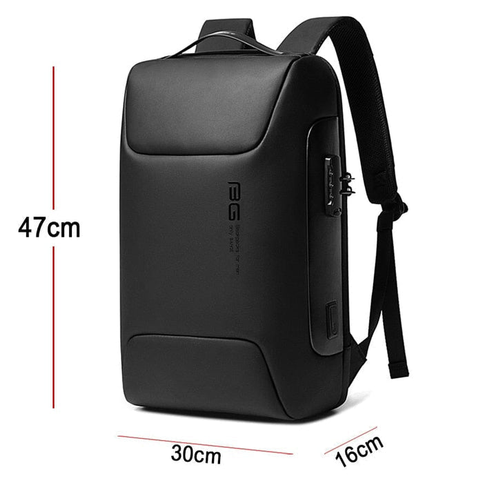 Mochila Executiva Montvani MV401 - Notebook 15`, Impermeável, Porta USB e Trava TSA