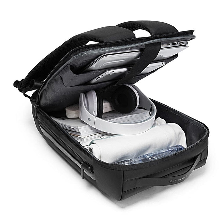 Mochila Executiva Montvani MV401 - Notebook 15`, Impermeável, Porta USB e Trava TSA