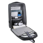 Mochila Executiva Montvani MV411 - Notebook 15`, Impermeável, Porta USB e Trava TSA