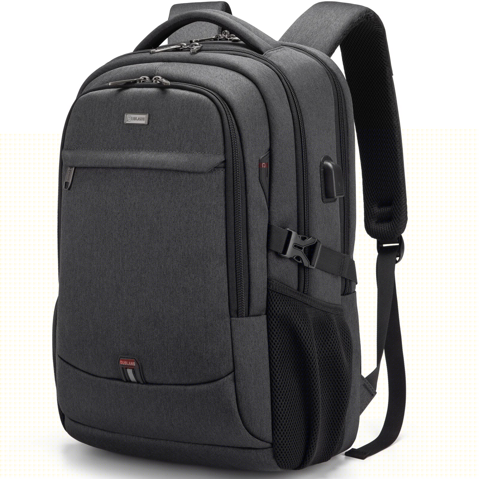Mochila Executiva Montvani MV084 - Notebook 17'', Impermeável e Porta USB