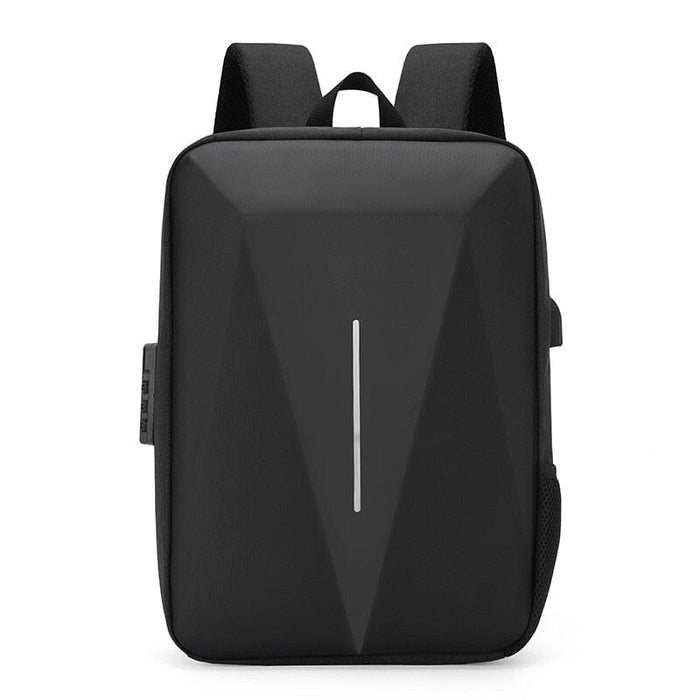Mochila Executiva Montvani MV409 - Notebook 15`, Impermeável, Porta USB e Trava TSA