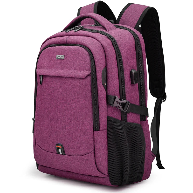 Mochila Executiva Montvani MV084 - Notebook 17'', Impermeável e Porta USB