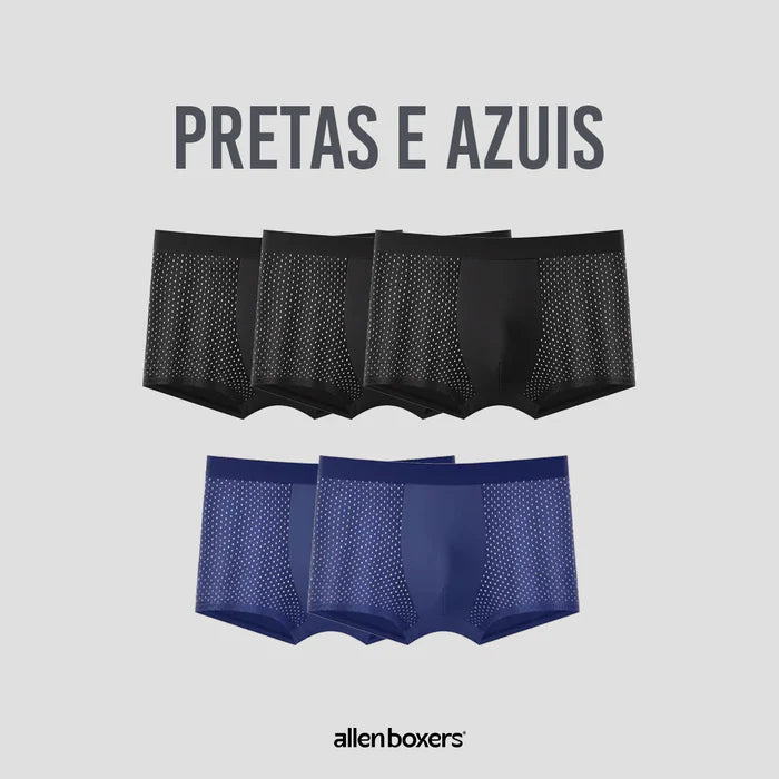 Kit Cuecas Bamboo Premium Respiráveis - Pague 3 Leve 5