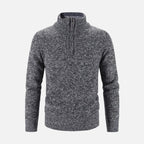 Suéter Masculino Gola Bordado Meio Zíper Ferrutini FRT234