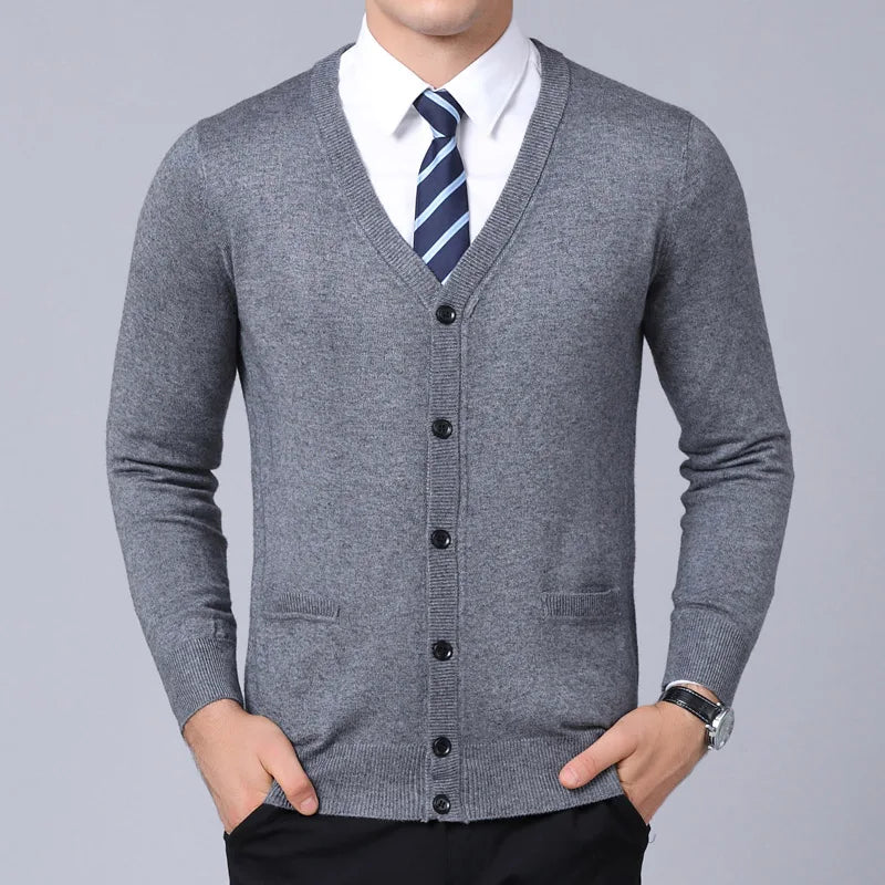 Suéter Masculino Slim Fit em Lã Ferrutini FRT237